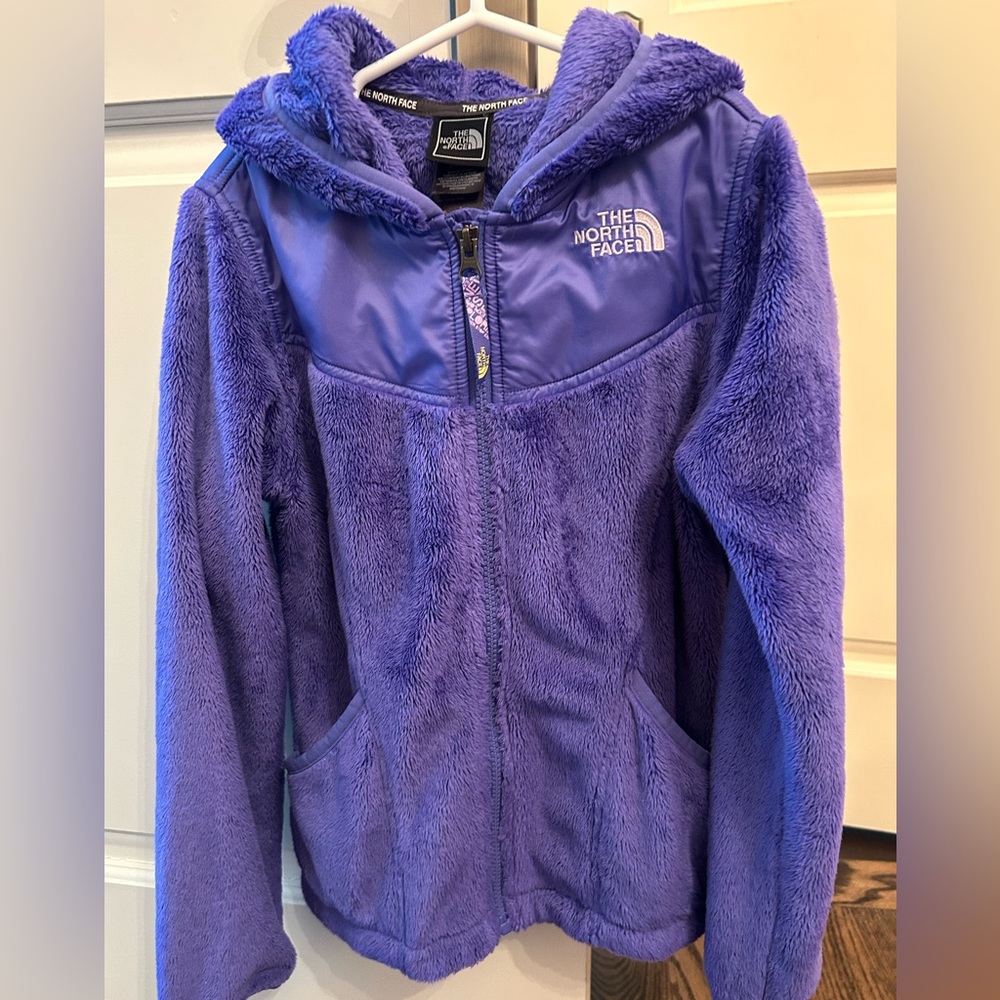 Purple fleece jacket